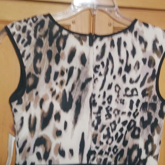 Sandra Darren Leopard Print Dress l Animal Print - Picture 3 of 8